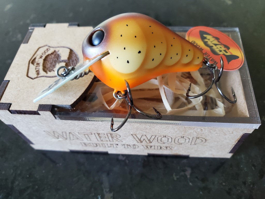 OZARK ED's topwater FROG hand carved lure